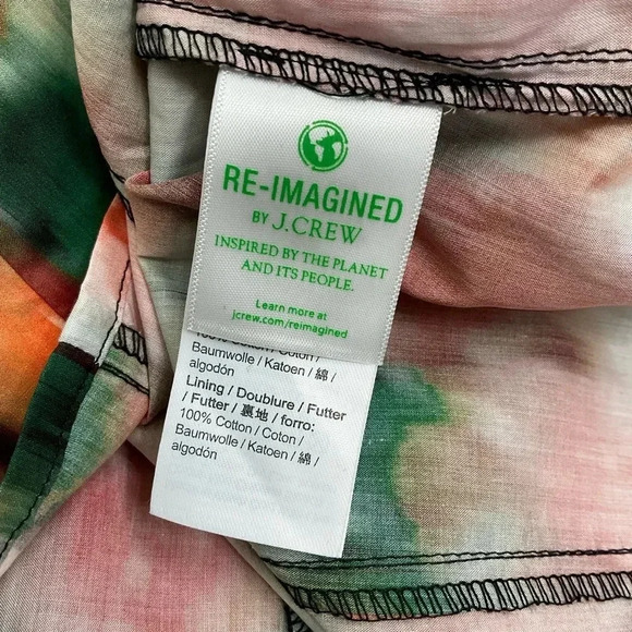 J. Crew Liberty Fabric Square Neck Hazy Days Floral Top Size 00 - Picture 6 of 9